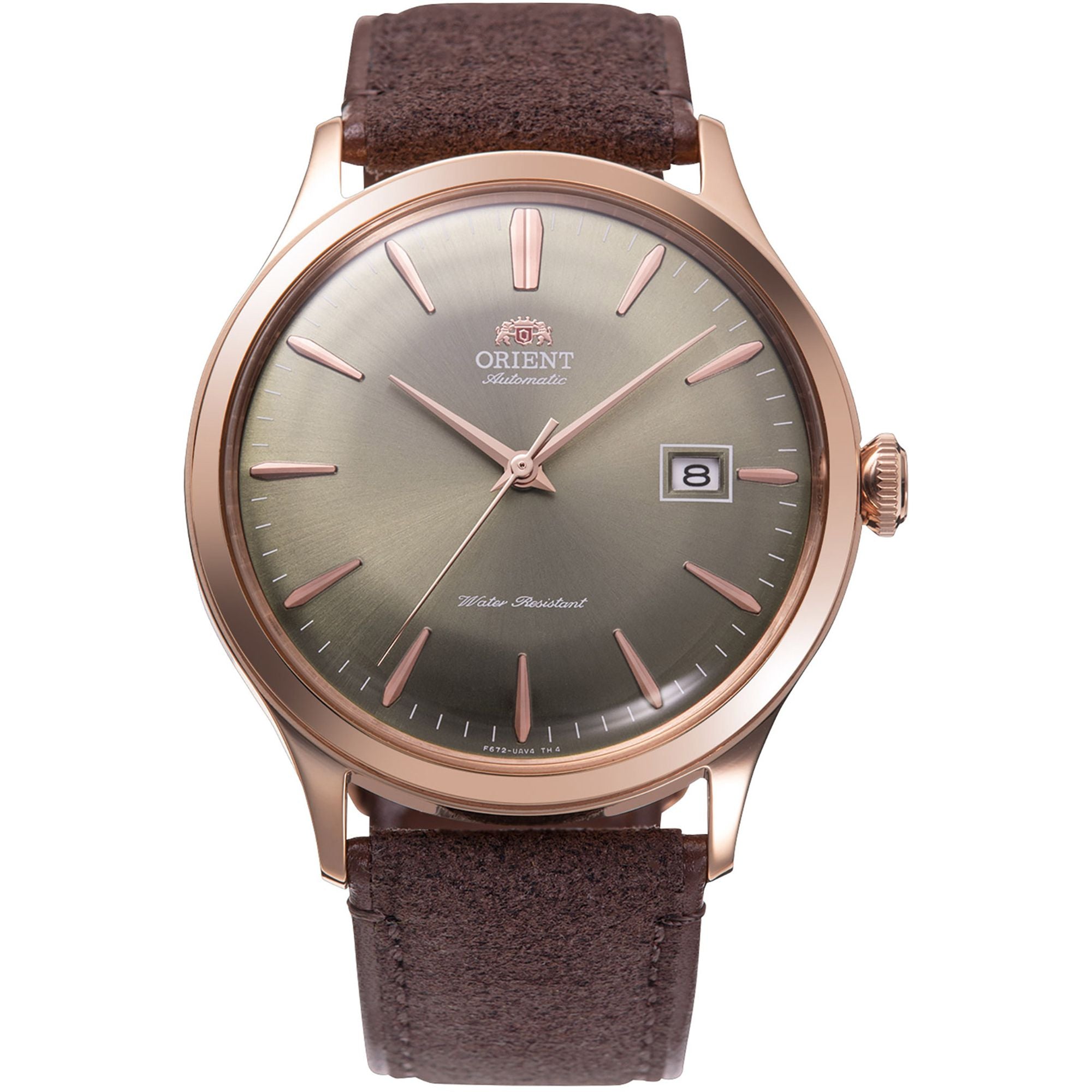 ORIENT Men's Automatic Bambino Leather Watch RA-AC0P04Y image 0