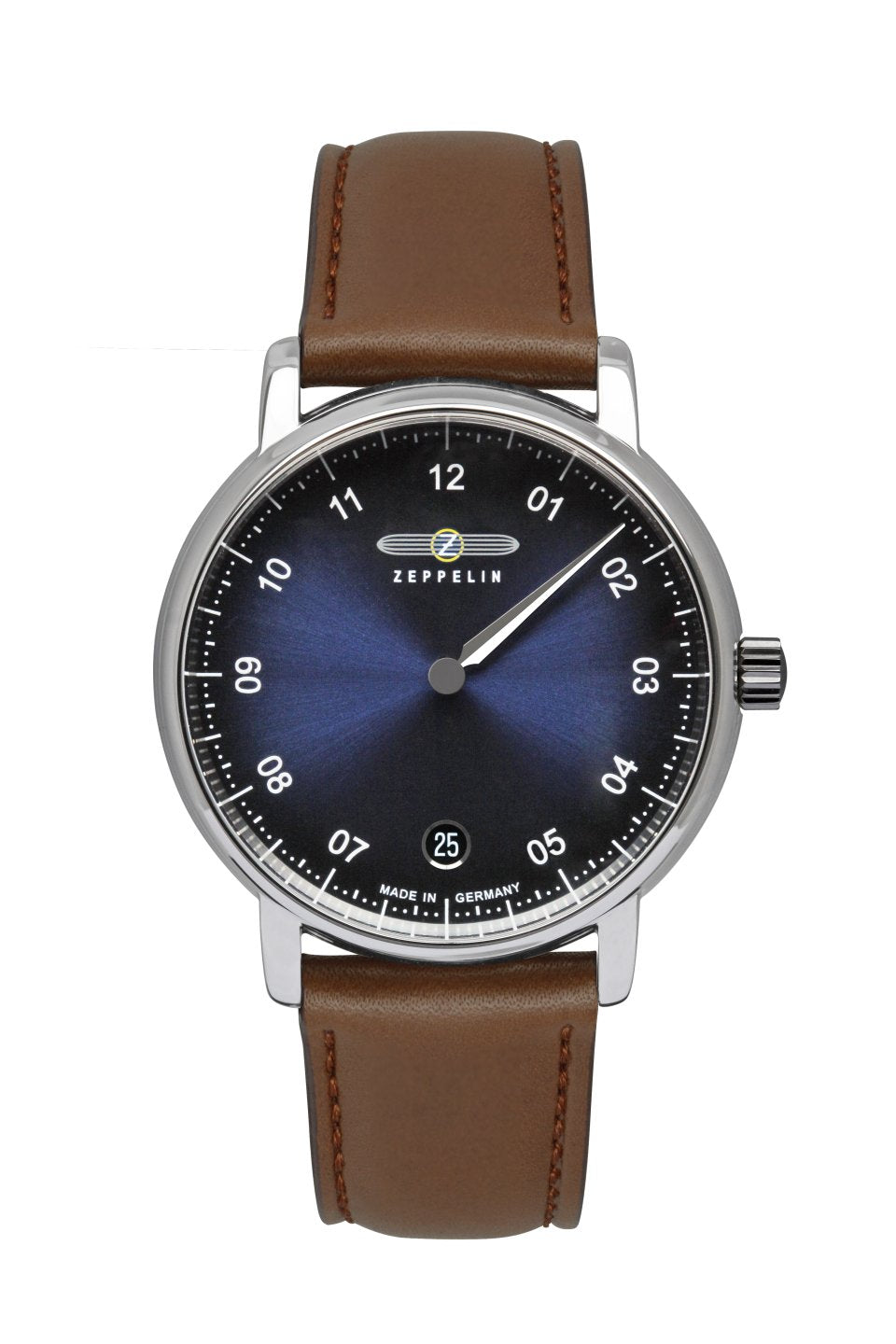 ZEPPELIN Women's New Captains Line Mono Timer Quartz 8643-3 Leather Watch image 0