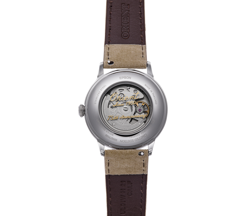 ORIENT Men's Automatic Bambino 75th Anniversary Limited Edition Watch RA-AC0027S image 3