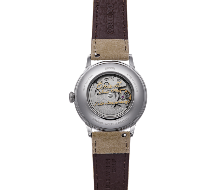 ORIENT Men's Automatic Bambino 75th Anniversary Limited Edition Watch RA-AC0027S image 3