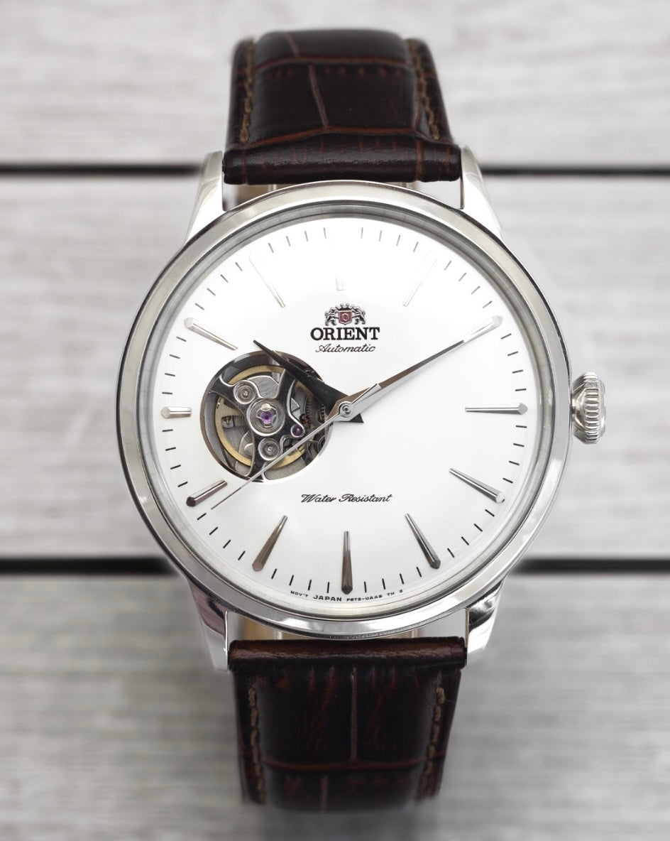 ORIENT Men's Bambino Automatic Classic Open Heart Watch RA-AG0002S image 2