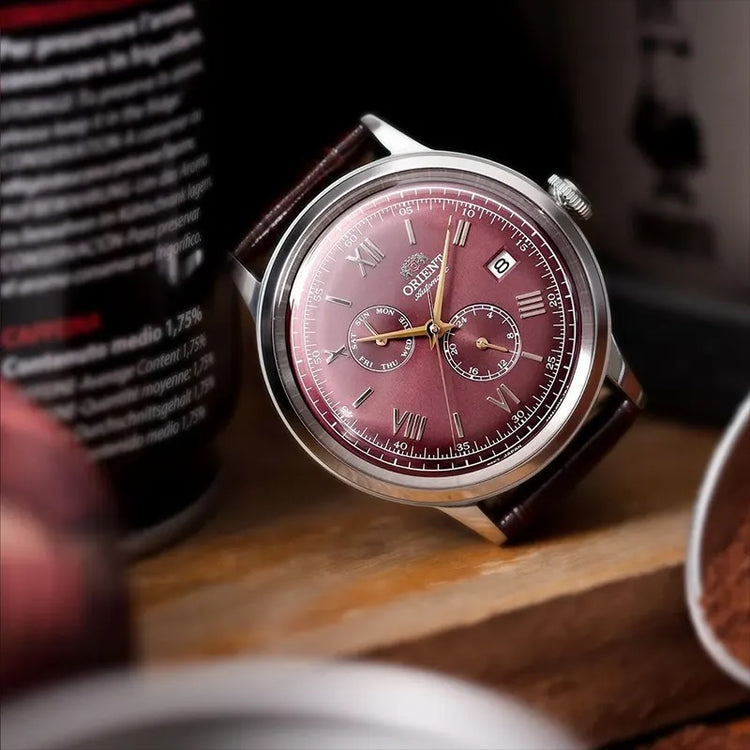 ORIENT Men's Bambino Version 8 Automatic Classic Watch RA-AK0705R image 1