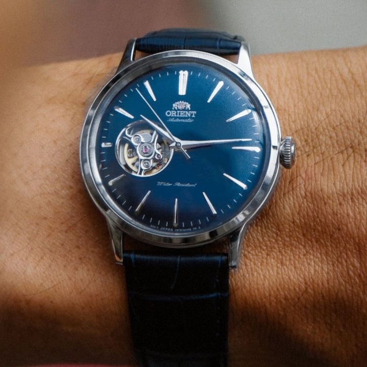 ORIENT Men's Bambino Automatic Classic Open Heart Watch RA-AG0005L image 2