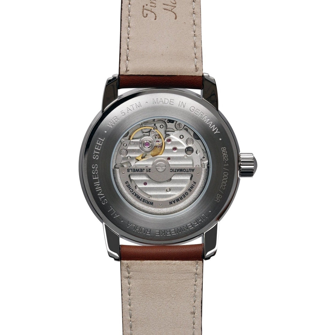 ZEPPELIN Men's New Captains Line Automatic 8662-1 Leather Watch image 1