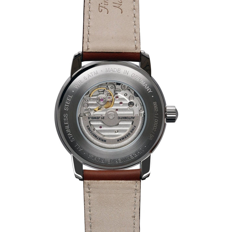 ZEPPELIN Men's New Captains Line Automatic 8662-1 Leather Watch image 1