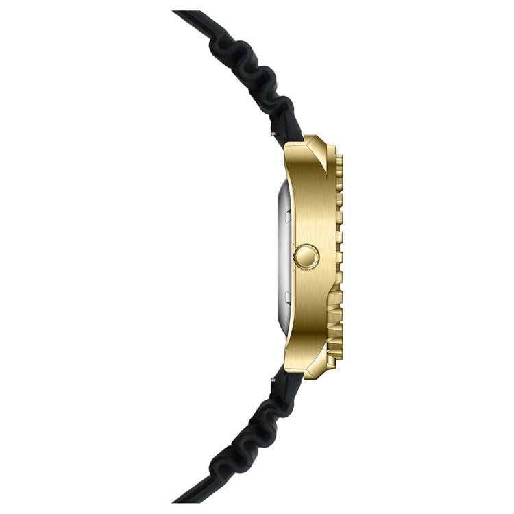 RIEDENSCHILD PRECISION INSRUMENTS GERMANY Divers Taucheruhr 1000m Helium Valve Watch Gold/Black image 2