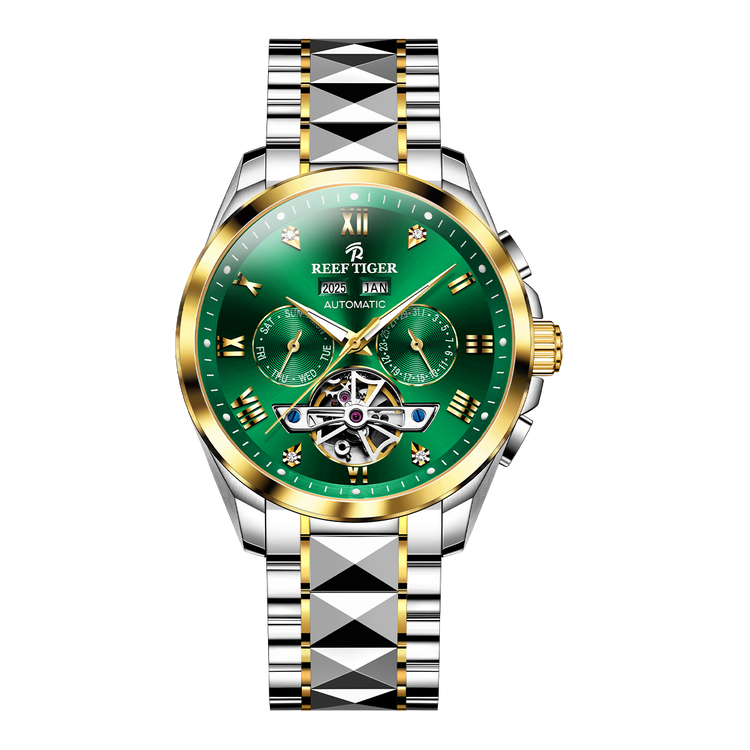 Reef Tiger Men's Classic Motion Day Date Automatic Watch RGA8235 image 0