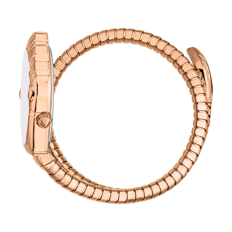 Just Cavalli Signature Snake Lirica Rose Gold MOP image 2