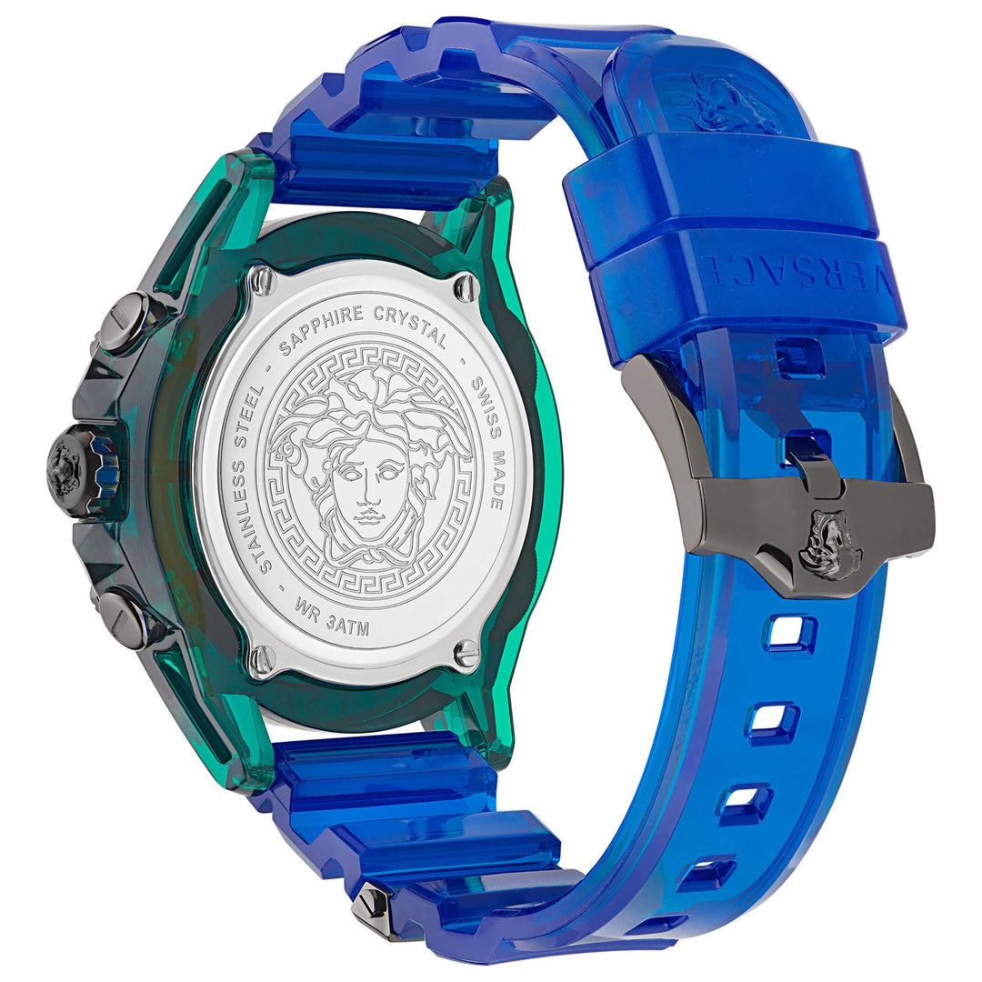 Versace Men's Iconic Watch Chronograph Active Green image 1