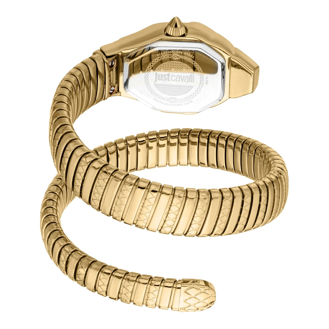 Just Cavalli Signature Snake Aria Yellow Gold Champagne image 1