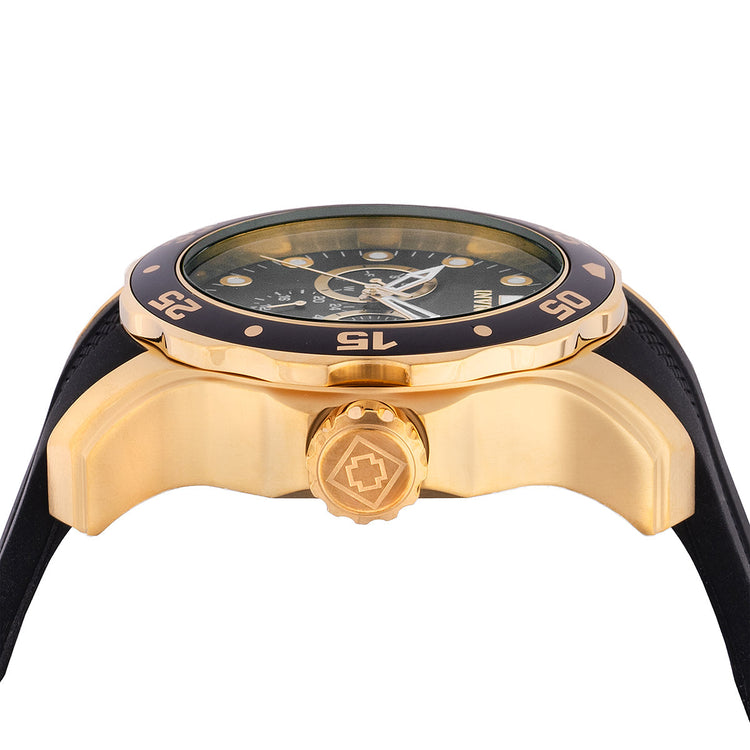 INVICTA Men's Pro Diver Colossus 48mm Chronograph Silicone Watch Gold image 1