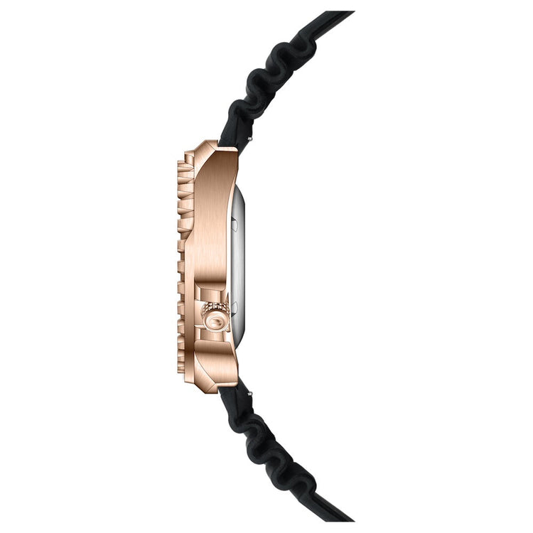 RIEDENSCHILD PRECISION INSRUMENTS GERMANY Divers Taucheruhr 1000m Helium Valve Watch Rose Gold/Black image 3