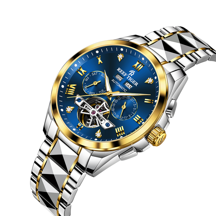 Reef Tiger Men's Classic Motion Day Date Automatic Watch RGA8235 image 1