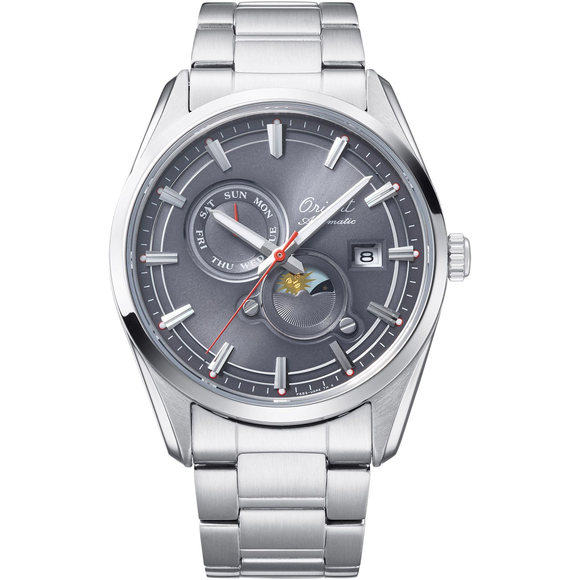 ORIENT Men's Stretto Sun & Moon 75th Anniversary Automatic Diver Watch RA-AK0311N image 0