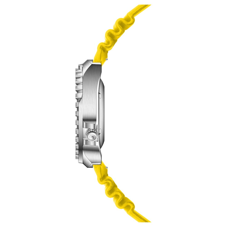 RIEDENSCHILD PRECISION INSRUMENTS GERMANY Divers Taucheruhr 1000m Helium Valve Watch Yellow image 4