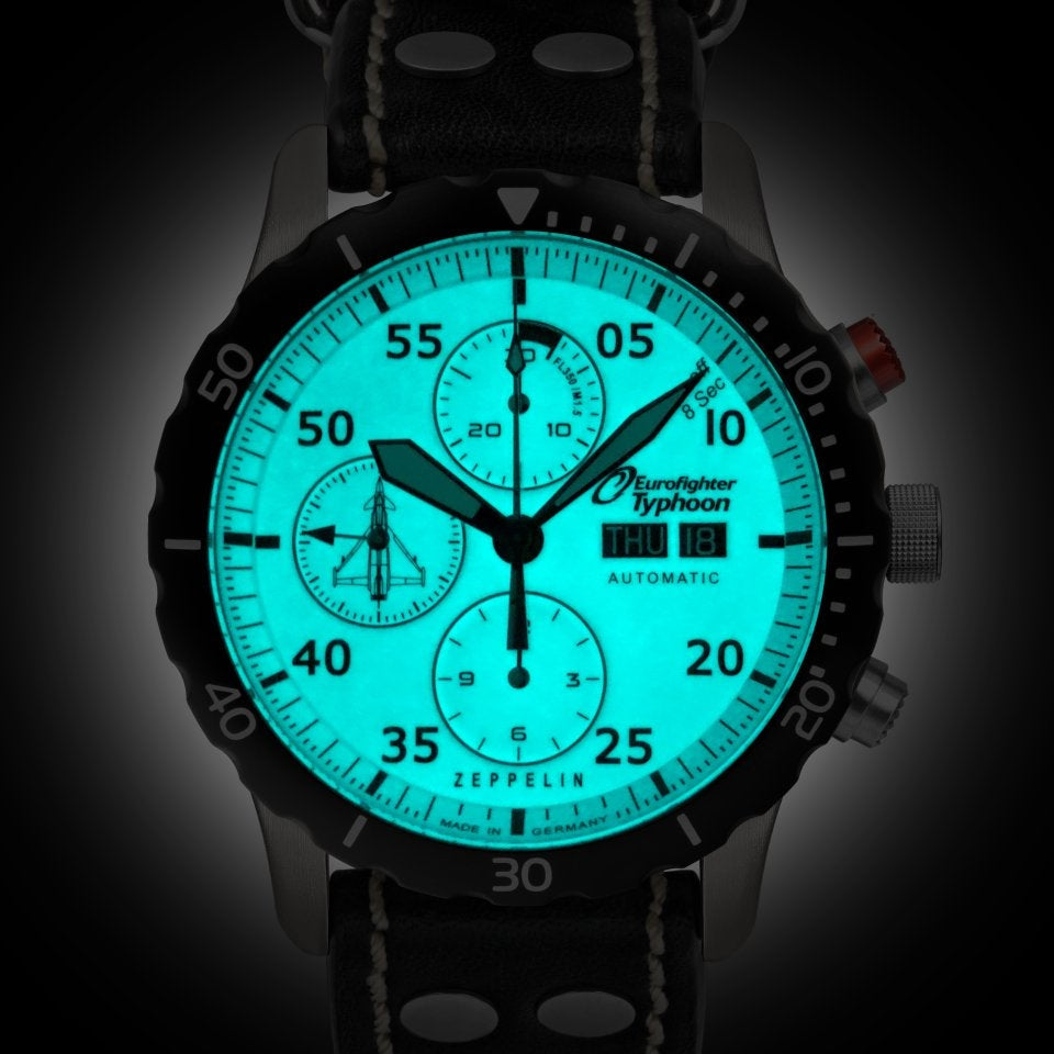 ZEPPELIN Men's Eurofighter Automatic Chronograph Watch 72185 image 0