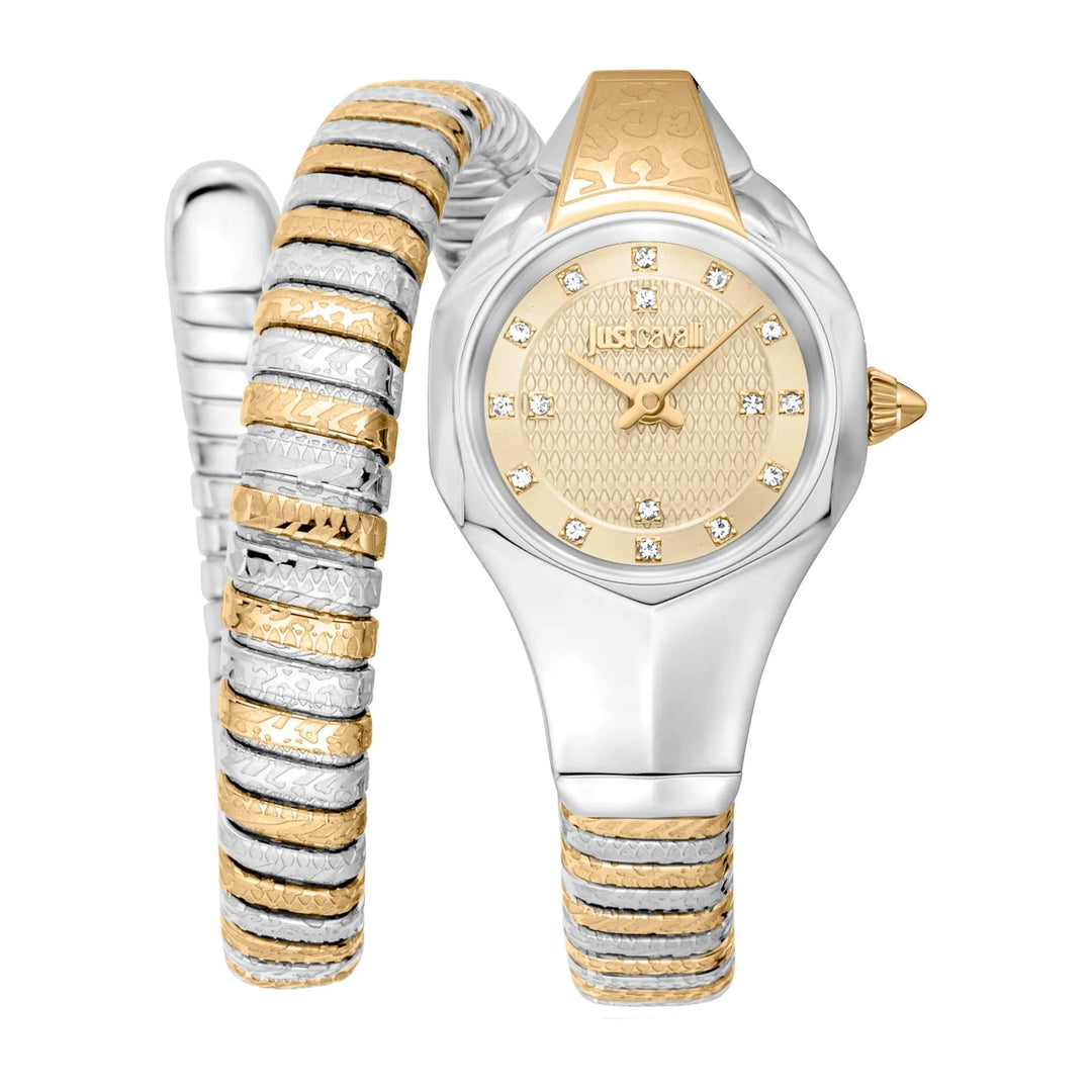 Just Cavalli Signature Snake Amalfi Two Tones YG Champagne image 0