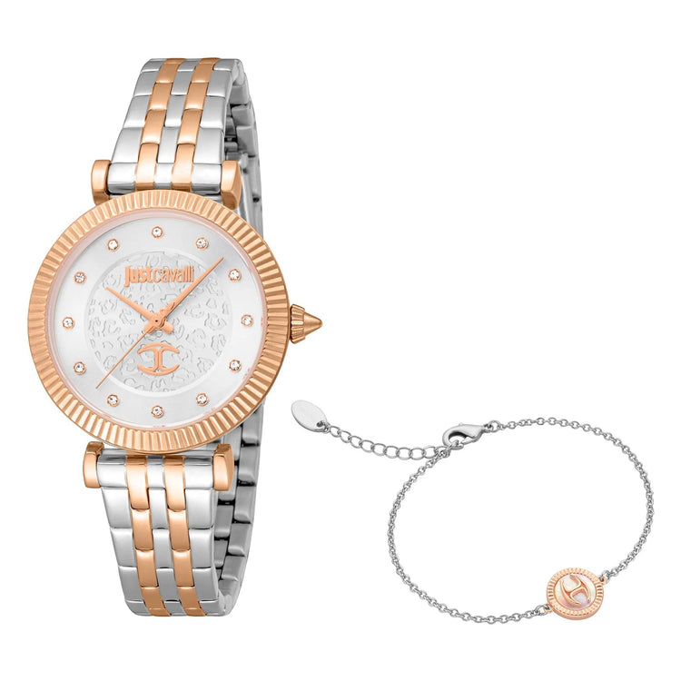 Just Cavalli SET Unleashed Two Tones RG Silver image 0