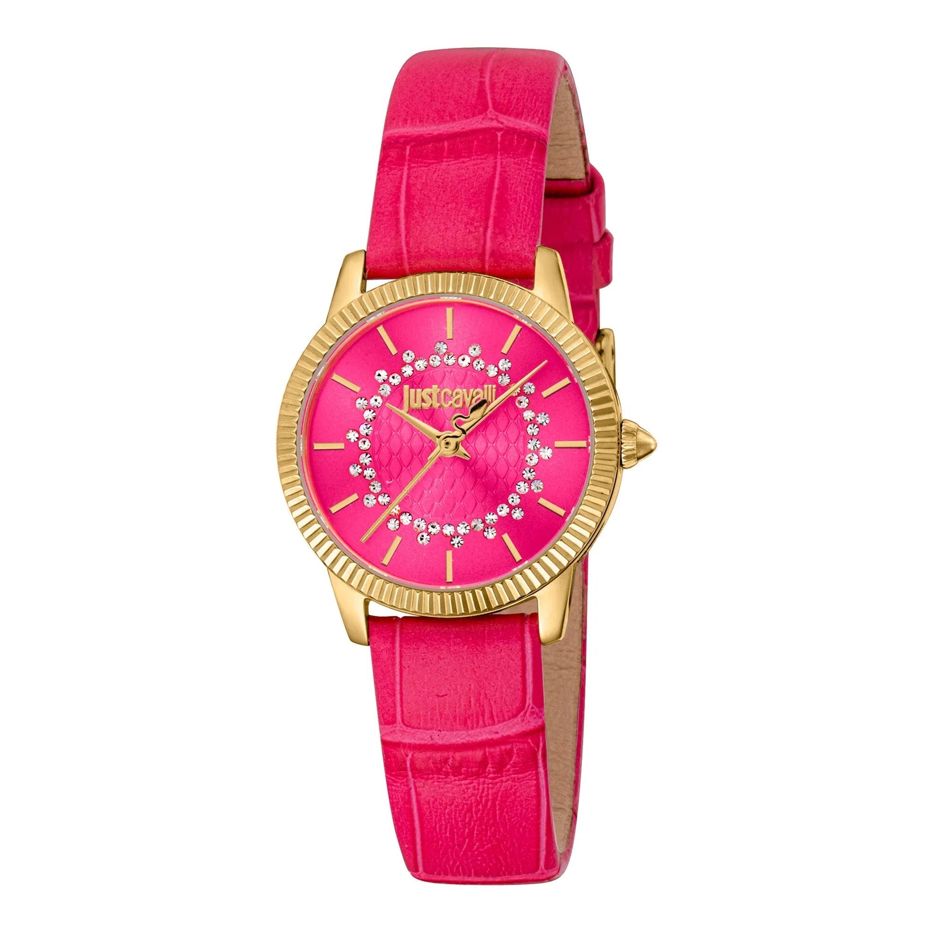 Just Cavalli Glam Chic Daydreamer Leather Pink YG image 0