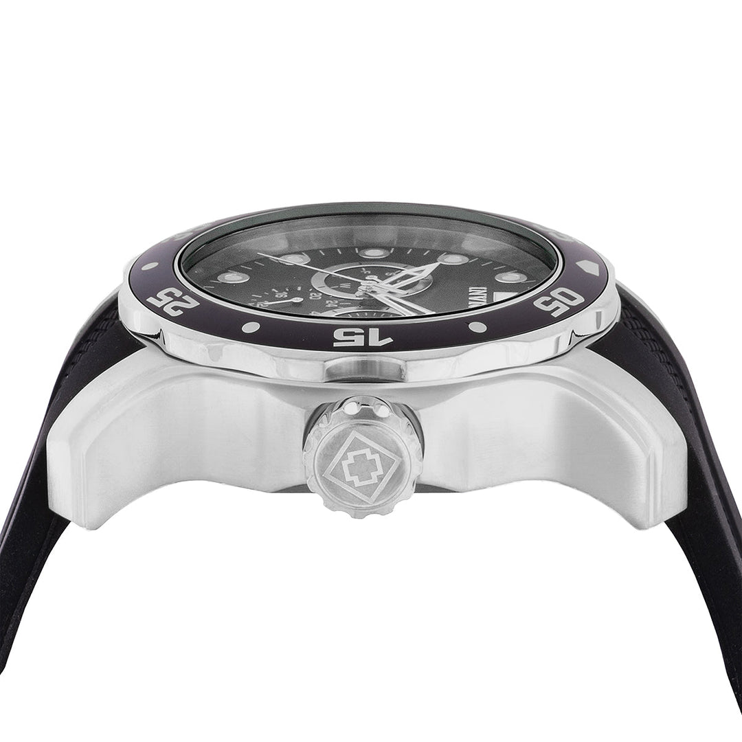 INVICTA Men's Pro Diver Colossus 48mm Chronograph Silicone Watch Silver/Black image 1