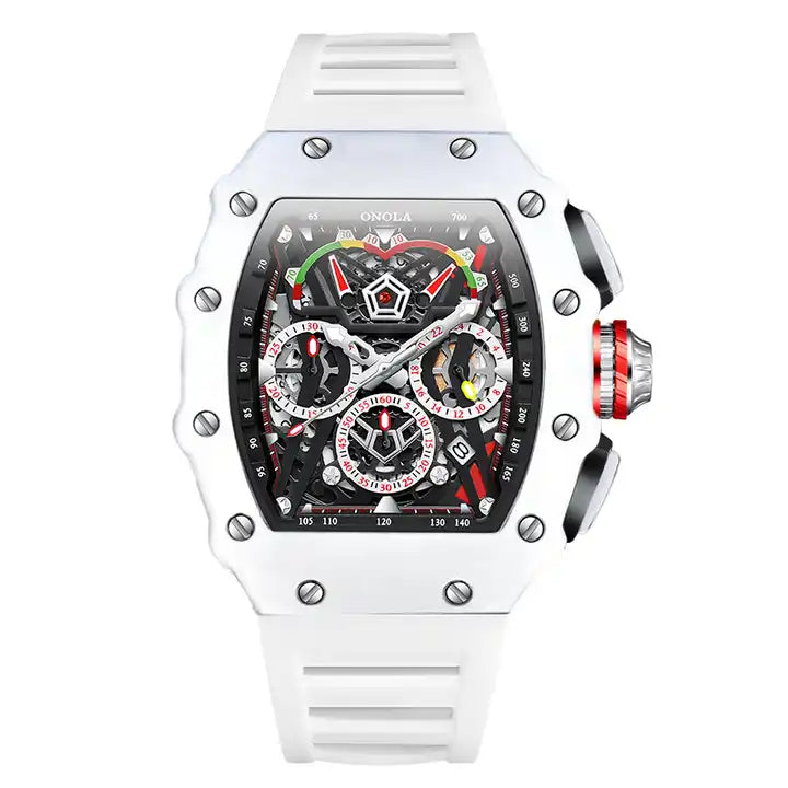ONOLA Avantgarde McLaren Quartz Chronograph Watch - White / White image