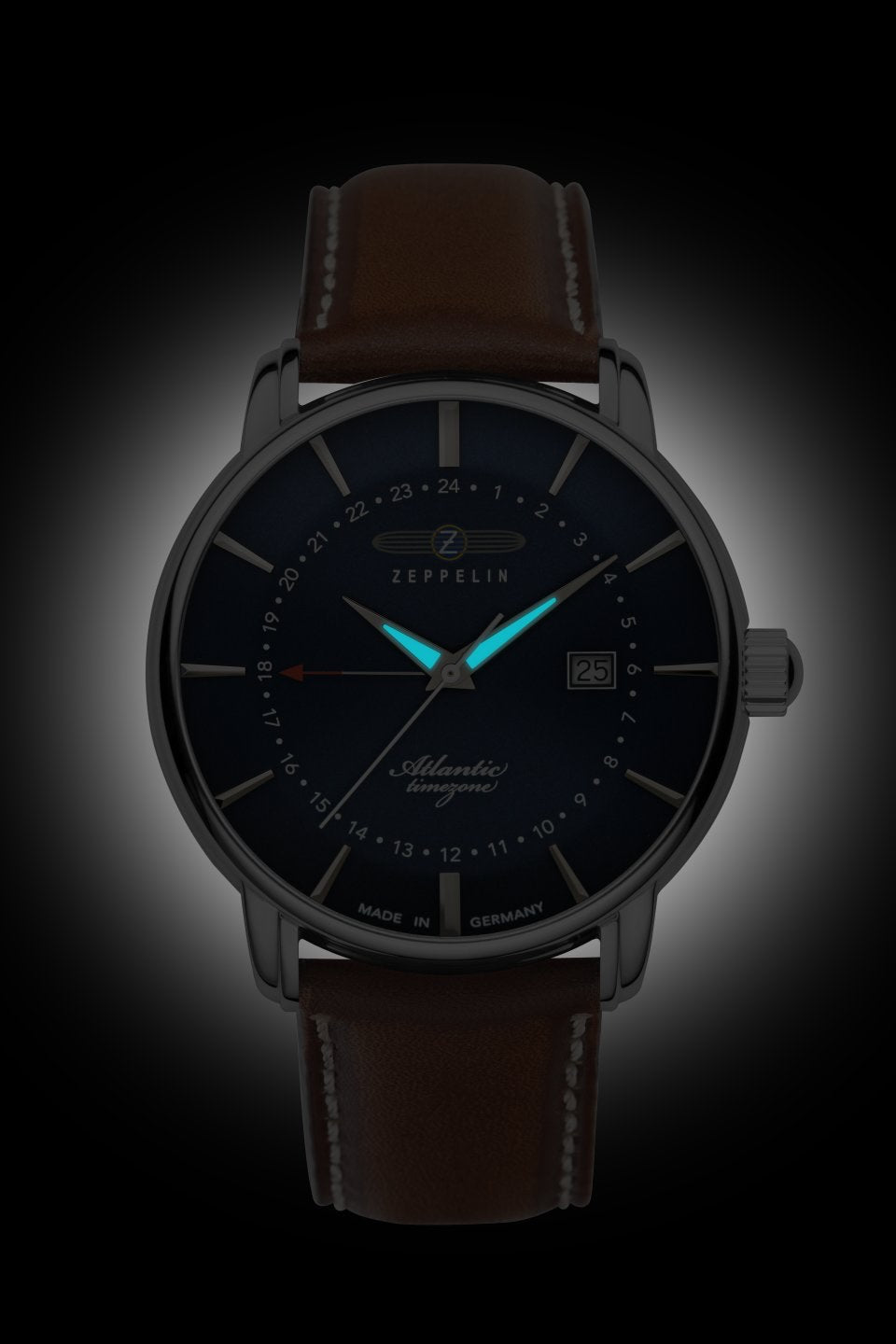 ZEPPELIN Men's Atlantic Dual Time Watch 84423 image 1
