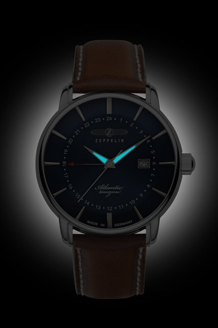 ZEPPELIN Men's Atlantic Dual Time Watch 84423 image 1