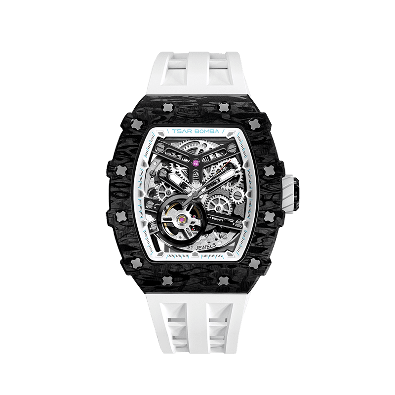 TSAR BOMBA Elemental-Carbon Fiber Automatic Watch TB8208CF
