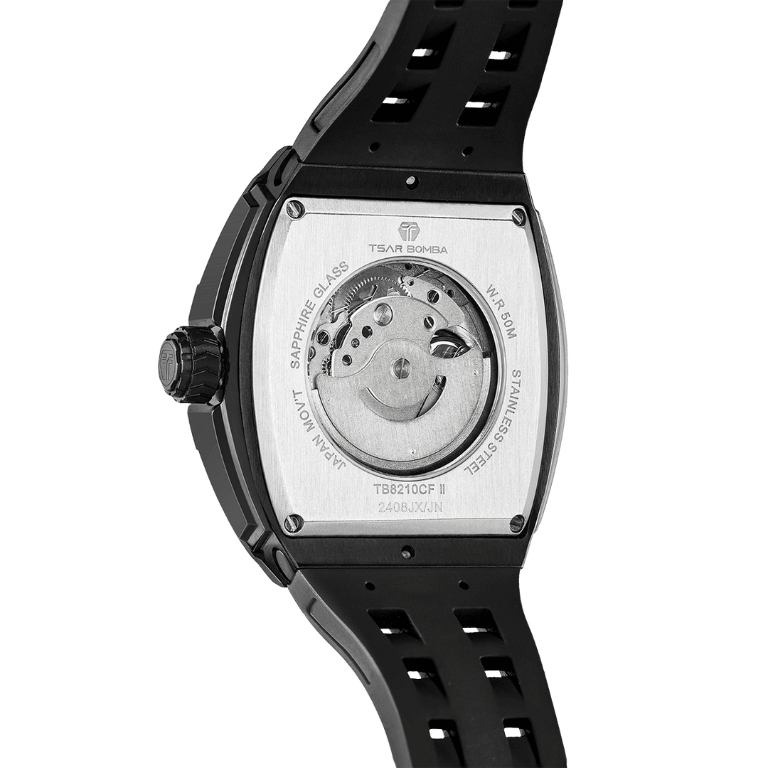 TSAR BOMBA Elemental-Carbon Fiber Automatic Watch TB8210CF
