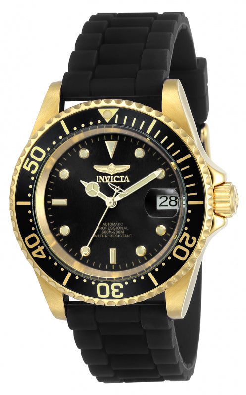 INVICTA Men's Pro Diver Automatic 40mm Silicone Strap 200m Watch
