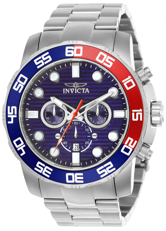 INVICTA Men's Pro Diver Colossus 50mm Steel Watch Pepsi