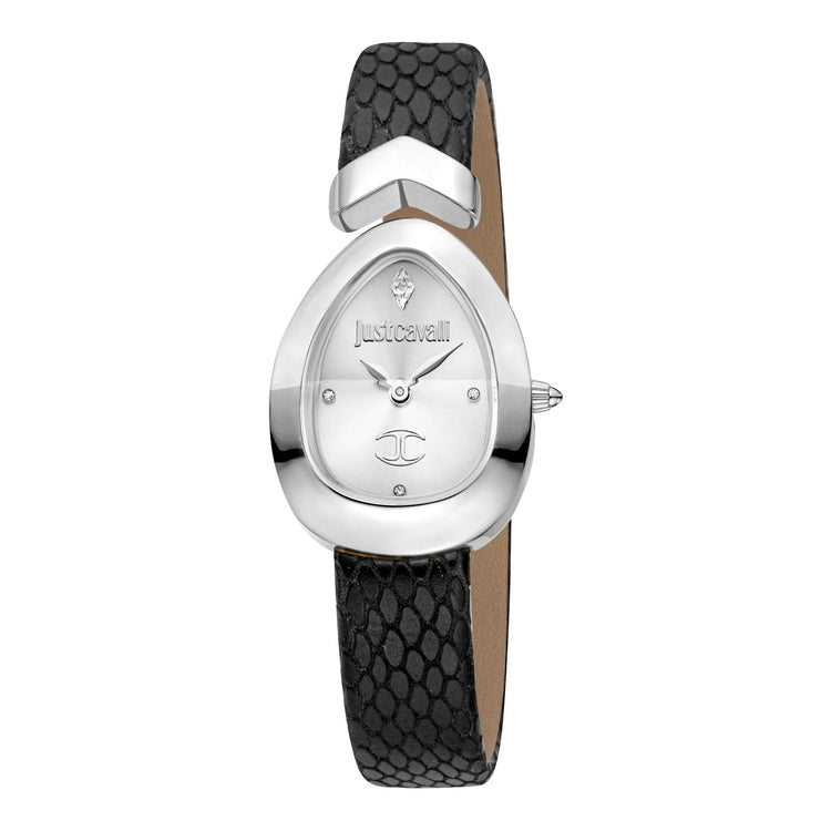 Just Cavalli Signature Snake Diversa Snake Black Silver image 0