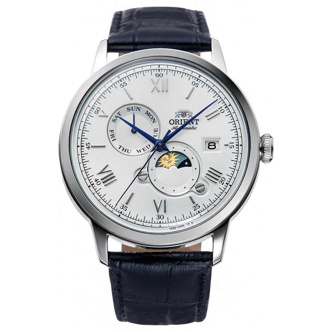 ORIENT Men's Bambino Moonphase Automatic Classic Watch RA-AK0802S image 0