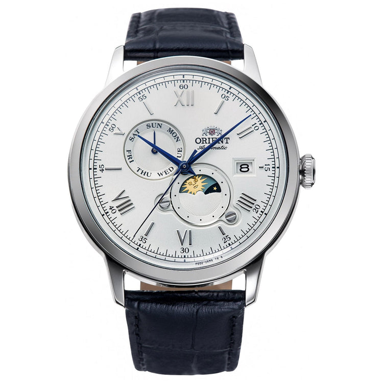 ORIENT Men's Bambino Moonphase Automatic Classic Watch RA-AK0802S image 0