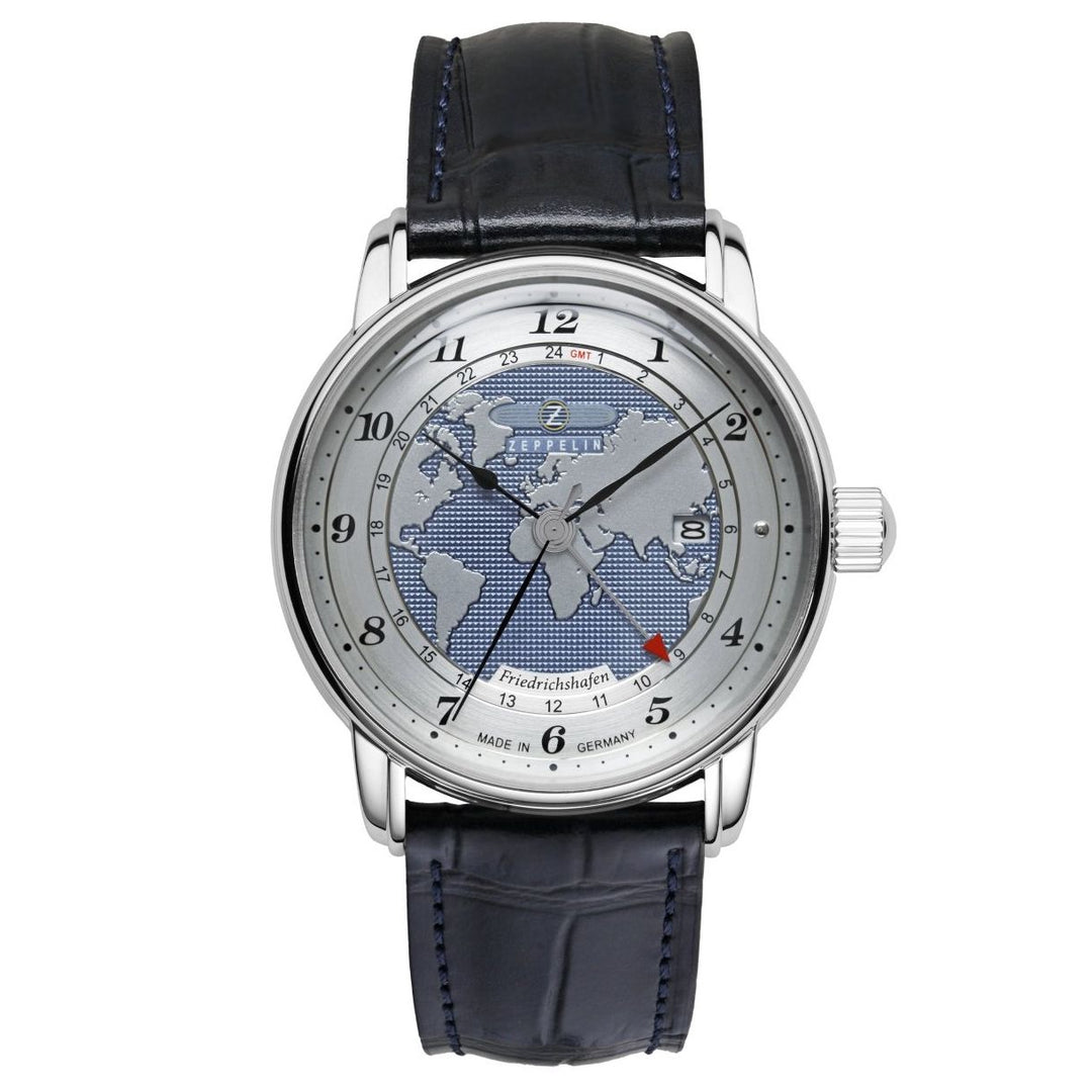 ZEPPELIN Men's Friedrichshafen Automatic GMT Dual Time Watch 85963 image 0
