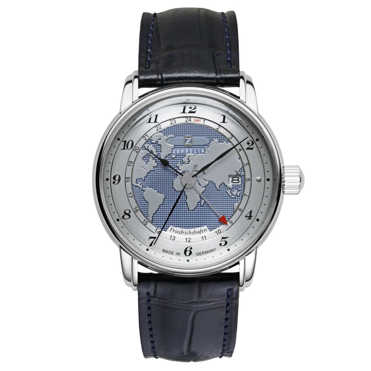 ZEPPELIN Men's Friedrichshafen Automatic GMT Dual Time Watch 85963 image 0