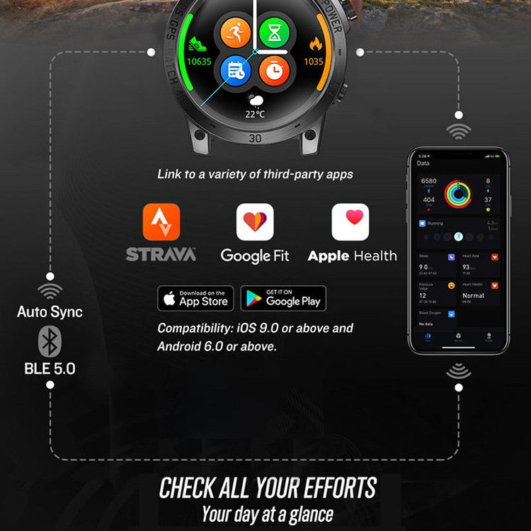 NORTH EDGE Tactical Cross Fit 3 GPS Smart Watch image 10