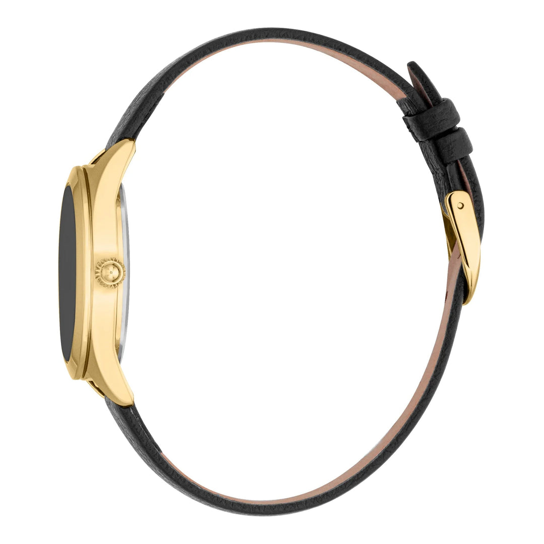 Just Cavalli Glam Chic Luna Leather Black YG Black image 2
