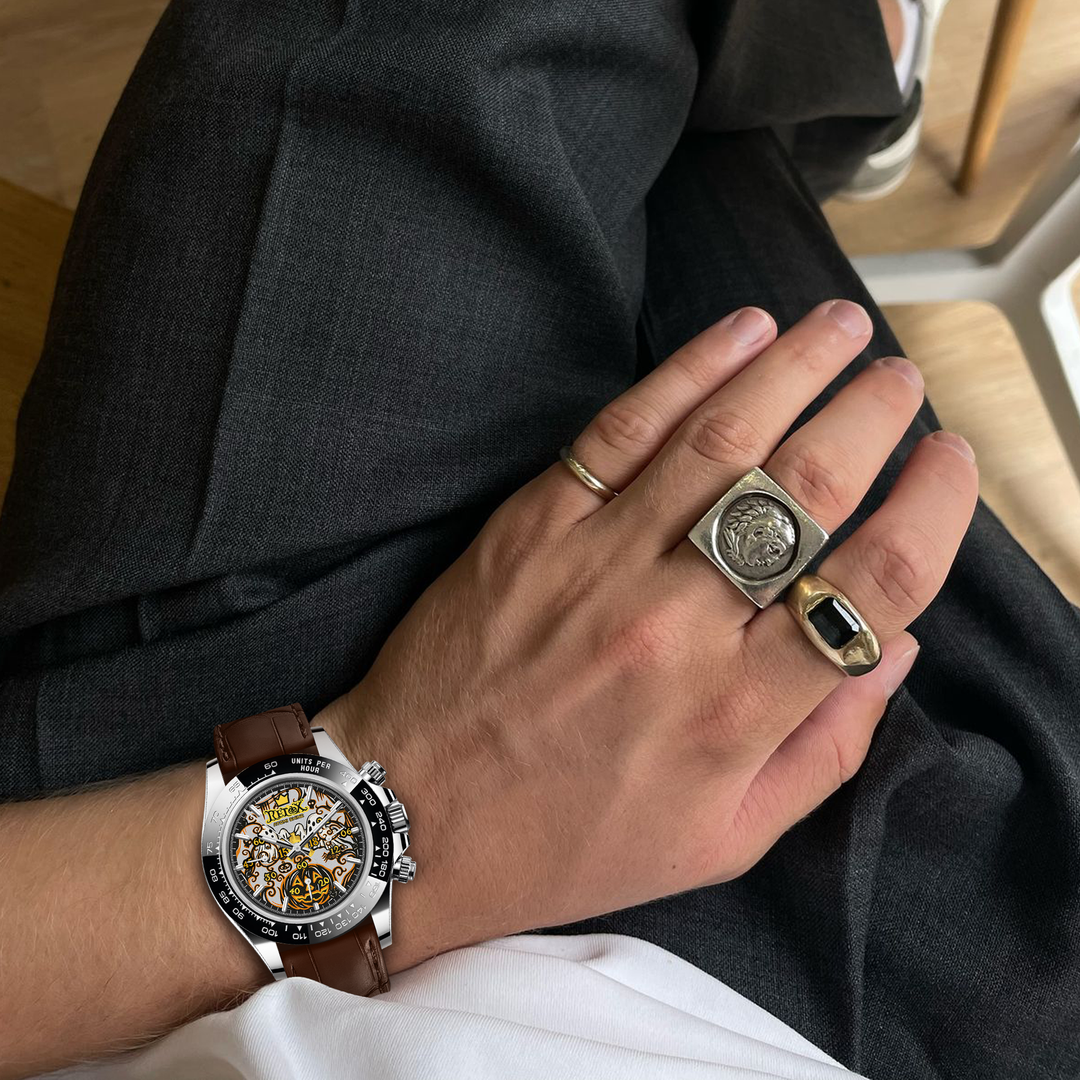 VELOCIREX CLASSIC LEATHER WATCH
