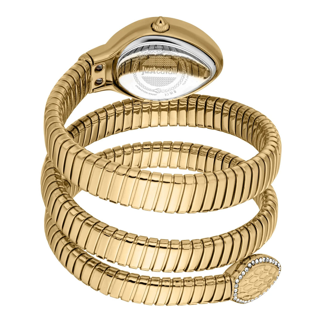Just Cavalli Signature Snake Carezza Yellow Gold Silver image 1