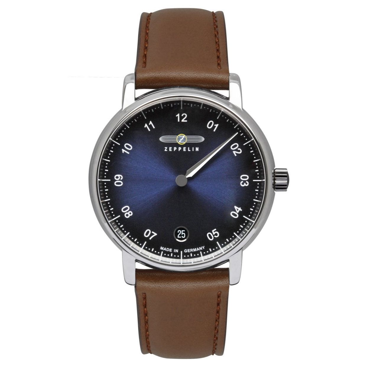 ZEPPELIN Women's New Captains Line Mono Timer Quartz 8643-3 Leather Watch image 0