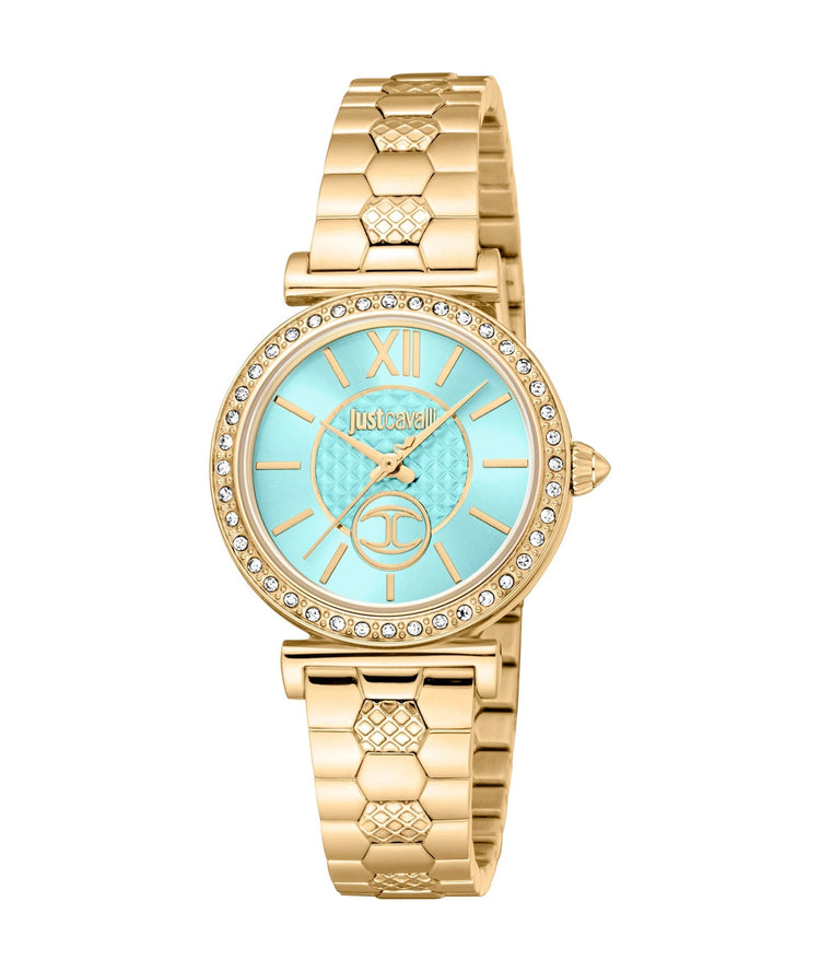 Just Cavalli SET Varenna Yellow Gold Turquoise image 0