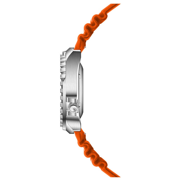 RIEDENSCHILD PRECISION INSRUMENTS GERMANY Divers Taucheruhr 1000m Helium Valve Watch Orange image 3