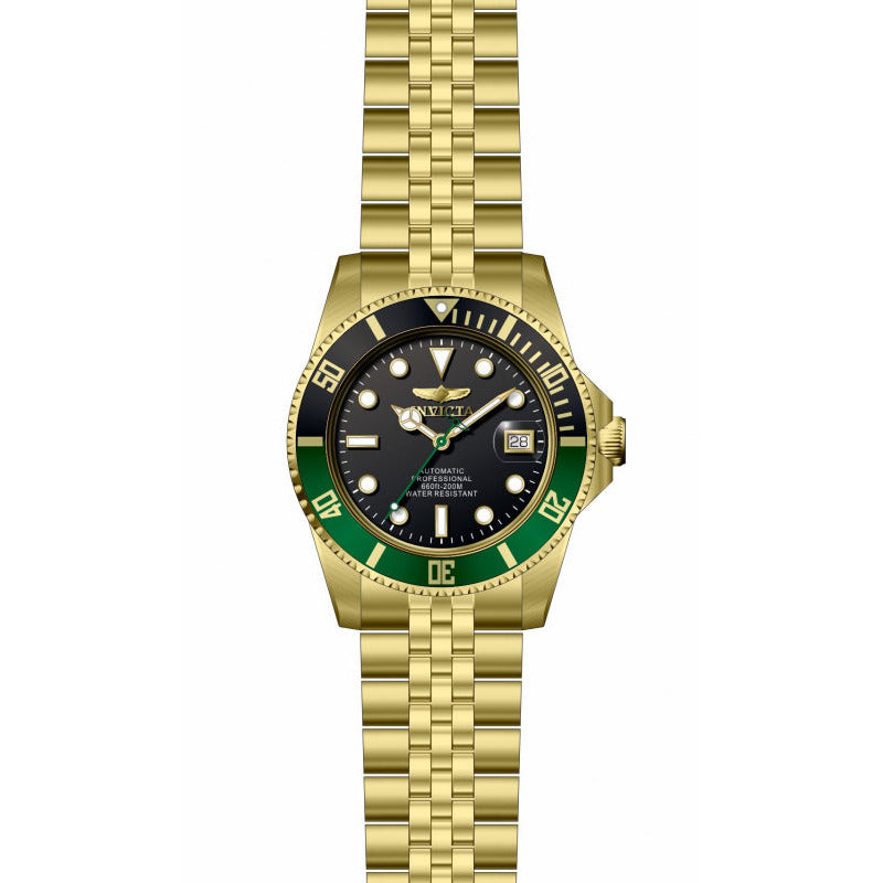 INVICTA Men's Pro Diver Automatic 42mm Jubilee Bracelet 200m Watch Gold/Sprite