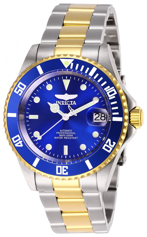 INVICTA Men's Pro Diver Automatic 40mm Watch Two Tone/Smurf