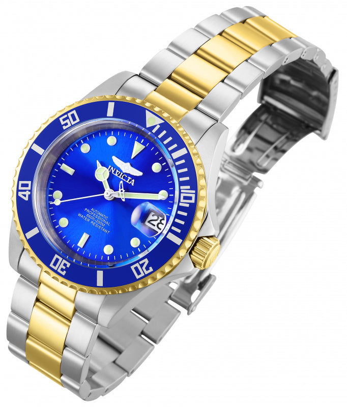INVICTA Men's Pro Diver Automatic 40mm Watch Two Tone/Smurf