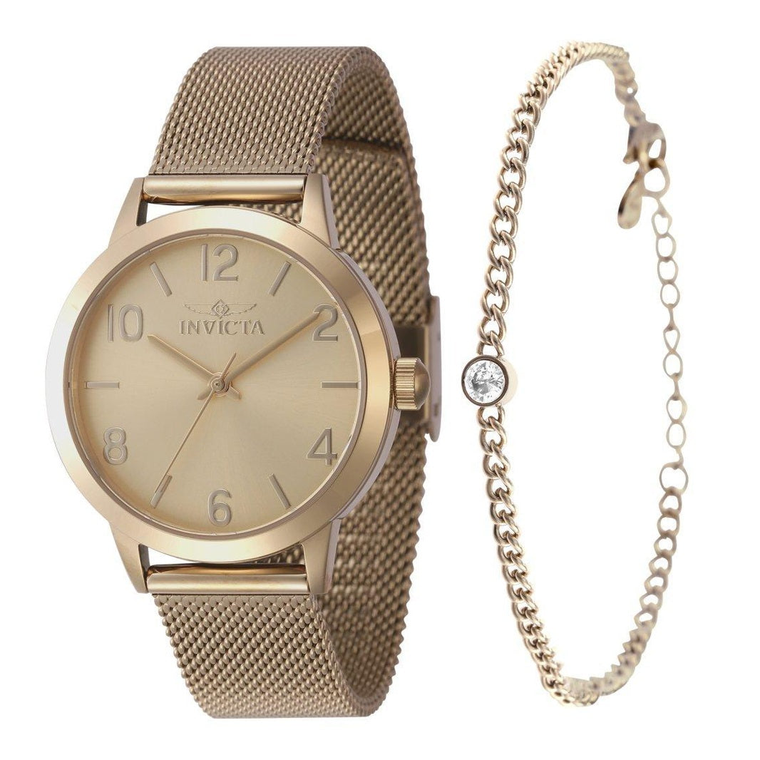 Invicta Wildflower 47275 Women's Quartz Watch - 34mm - with matching bracelet