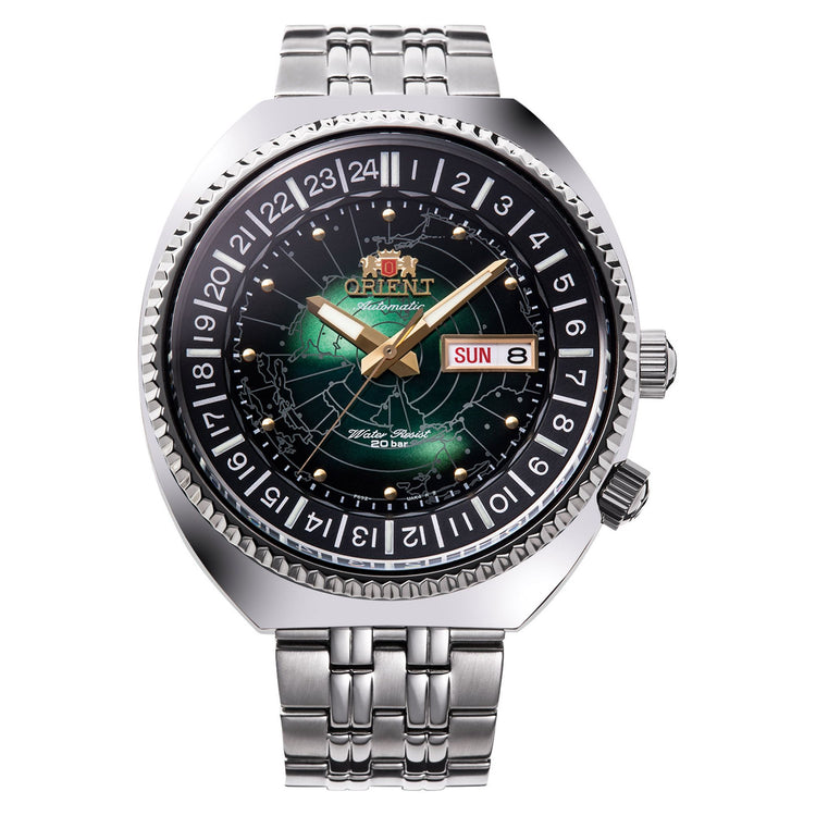 ORIENT Men's Revival World Map Automatic Watch RA-AA0E02E image 0