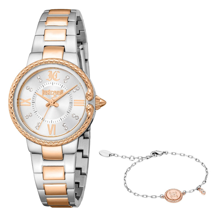 Just Cavalli SET Primavera Snake Two Tones RG Silver image 0