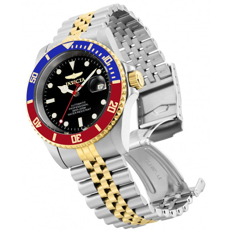 INVICTA Men's Pro Diver Automatic 42mm Jubilee Bracelet 200m Watch Two Tone/Pepsi